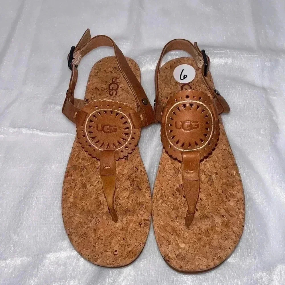 UGG Tan Cork Sandals nwot